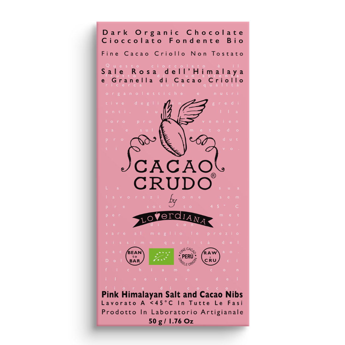 Sale rosa dell'Himalaya e Granella di Cacao