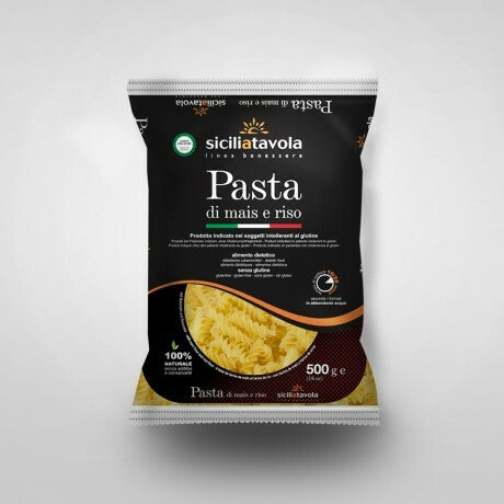 FUSILLI DI PASTA DI MAIS E RISO