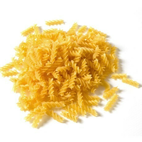 CORN PASTA AND RICE FUSILLI