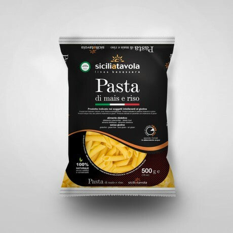 PENNE RIGATE DI PASTA DI MAIS E RISO