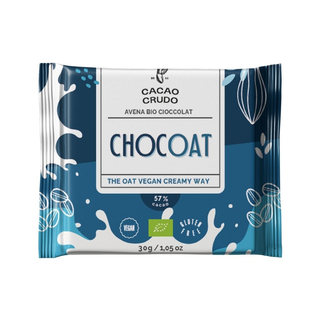 CHOCOAT - Organic Dark Chocolate with Oats